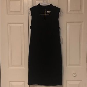 NEW Calvin Klein black, keyhole dress, size 12.